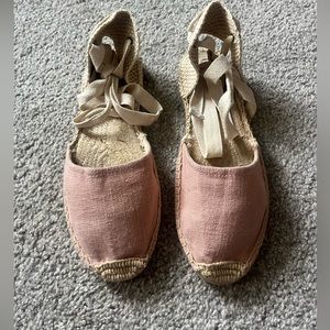 Soludos Pink Espadrilles Size 7